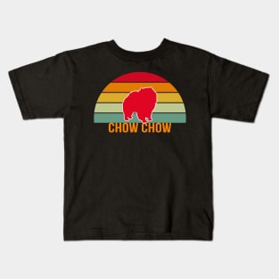 Chow Chow Vintage Silhouette Kids T-Shirt